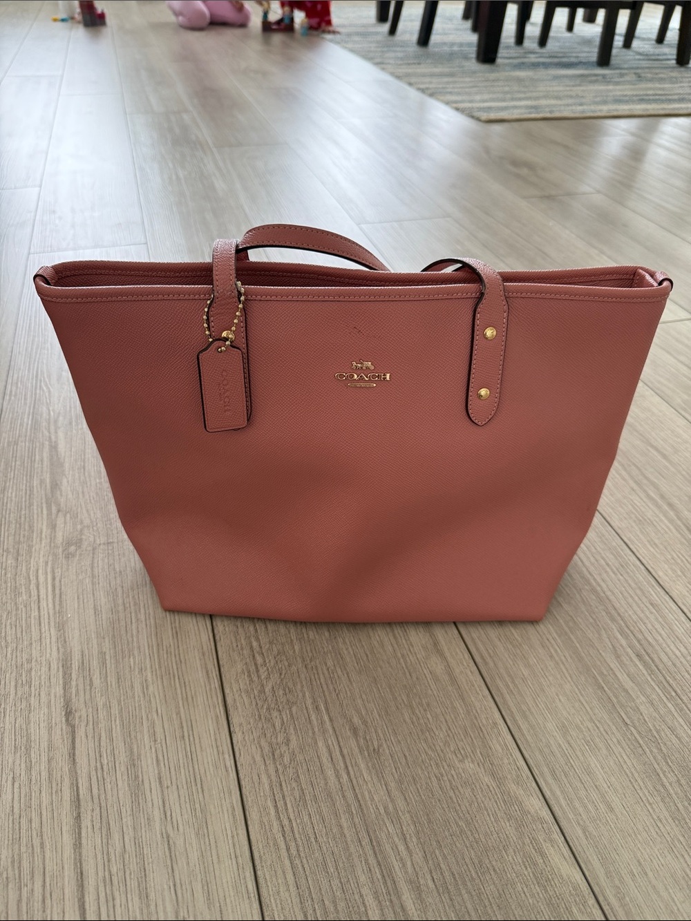 Coach City Zip Tote Rose Pink